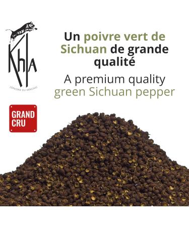 Khla - Whole Green Sichuan Pepper - 100g Grain Pepper Bag - Fine Food Ingredient Cuisine - Green Sichuan Berries - Direct Pro - Buy Online on GoSupps.com