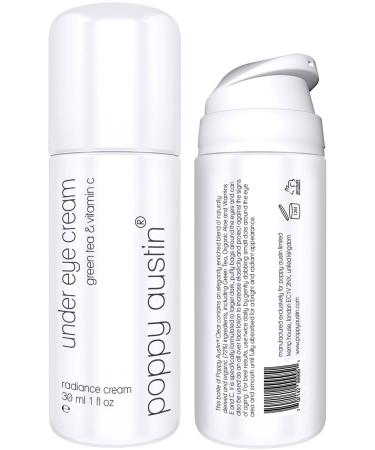 poppy austin 30ml Eye Cream For Wrinkles - Under Eye Cream for Eye Bags  Puffiness - 100% Vegan Under Eye Cream  Anti Aging Eye Cream