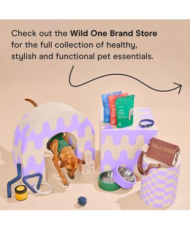 Wild One Dog Poop Bag Holder & Dispenser | Leak Proof & Easy Twist Top | Includes 1 Roll | Black - Buy Online on GoSupps.com