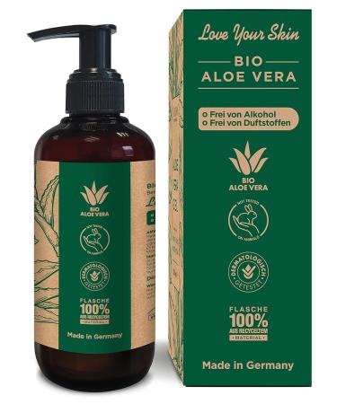 Aloe Vera Gel Bio - Vegan | 100% Natural Moisture Cream for Face & Body | Pure Leaf Juice | Soena Natural | After Sun Care Made in Germany - Buy Online on GoSupps.com