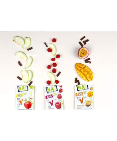 N / A! Sweet Kit of 21 Sachets of Fruit Sticks Raspberry (x4) Strawberry (x3) Blueberry (x4) Apple (x3) Mango/Passion (x3)  - Buy Online on GoSupps.com