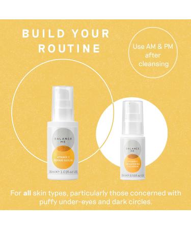 Balance Me Supercharged Radiant Skin Duo Skincare Set with AHA Glow Mask Vitamin C Repair Serum & Free Vitamin C Eye Serum Anti-Aging Brightening & Hydrating 3 Piece Gift Set - Buy Online on GoSupps.com