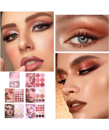 Palette De Maquillage - Sept Teintes De Contour Style Livre Vingt-Quatre Fards Paupi res Paillet s pour Femmes Filles Rendez-vous Soir e Quotidien Sc ne Photographie - Buy Online on GoSupps.com