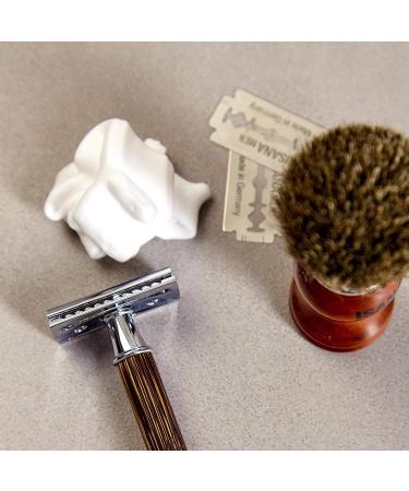 Bambuswald Eco-Friendly Bamboo Handle Razor for Women - Sustainable Wet Razor for Legs Armpits & Intimate Areas - Skin-Friendly Blades - Buy Online on GoSupps.com