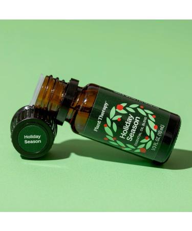 Plant Therapy Holiday Season Essential Oil Blend 10 mL (1/3 oz) 100% Pure Undiluted Great for Use in Essential Oil Diffusers and Natural DIY Crafts - Buy Online on GoSupps.com