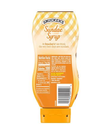 Smucker's Butterscotch Sundae Syrup - 20 oz | Perfect Topping for Desserts - Buy Online on GoSupps.com