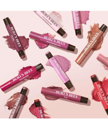 Burt's Bees Shimmer Lip Tint Tinted Lip Balm Stick Moisturizing for All Day Hydration with Natural Glowy Pigmented Finish & Buildable Color Watermelon 1 Tube 0.09 oz. (Pack of 2) 1 Count (Pack of 2) Pink - Buy Online on GoSupps.com