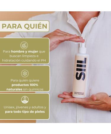  SIIL SIIL Natural Body Wash 500ml | Cleansing & Hydrating for Sensitive Skin | Unisex | Paraben & Sulfate Free | With Jojoba Cedar & Rosemary Essential Oils | Daily Body Care - Buy Online on GoSupps.com