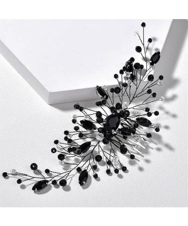 Handmade Bridal Wedding Hair Comb with Green Insert - Grandmother Headdresses Hair Accessories - 1pc(1) - Buy Online on GoSupps.com