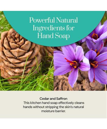 Soapstones Natural Skincare Foaming Hand Soap - 250 mL - Moisturizing Soft and Hydrating Formula (Cedar & Saffron) - Buy Online on GoSupps.com
