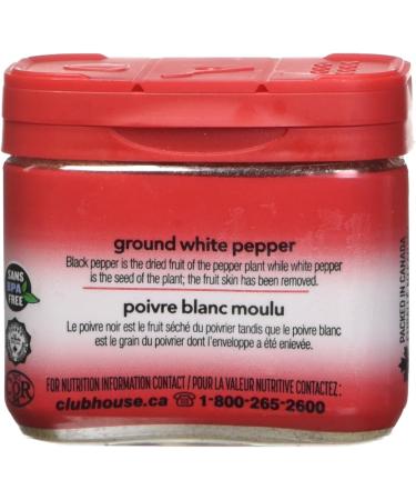 Club House Quality Natural Herbs & Spices Ground White Pepper Plastic Can 34g 34 g (Pack of 1) - Buy Online on GoSupps.com