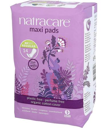 Natracare Regular Pads - 42 Count (3 Boxes, 14 Pads each) - Buy Online on GoSupps.com