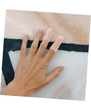 FRCOLOR 8 Pairs Finger Protectors - Cut Resistant Finger Sleeves for Protection | Durable Finger Covers - 5x1.5cm - Buy Online on GoSupps.com