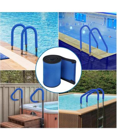 Pool Handrail Cover Slip Resistant Safety Railing Sleeves 70.87x5.91 Inches Inground Nonslip Protector Ladder Handle Sleeve Safety Enhancer for Home Spa Center School Hotel - Buy Online on GoSupps.com