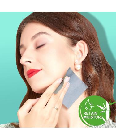 800 Count Oil Absorbing Blotting Sheets - Natural Bamboo Charcoal Face Wipes (Pack of 8) | For Oily Skin | Face Oil Control - Buy Online on GoSupps.com