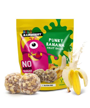 RAWBERRY Kids Banana Balls No Added Sugar Gluten Free Vegan Snack (8 x 50 g) Crispy Banana - Buy Online on GoSupps.com
