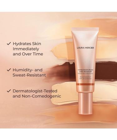 Laura Mercier Tinted Moisturizer Light Revealer with SPF 25 Luminous Finish Shade 6C1 Cacao and Pure Canvas Primer Illuminating Improves and Extends Wear of Makeup Radiant Finish Bundle - Buy Online on GoSupps.com