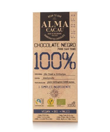 Dharma Foods Origens 100 Cacao Chocolate Bar 100 g Vegan and Paleo Suitable Product from S o Tom and Pr ncipe Without cane sugar or palm oil