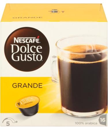 Nescaf Coffee Capsules Dolce Gusto GRANDE - 16 pods 128g - Buy Online on GoSupps.com