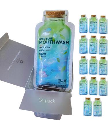 Skywin Travel Size Mouthwash - Mint Flavored Travel Packets for Adults | Prevent Cavities | 14 Mini Mouthwash Packets - Buy Online on GoSupps.com