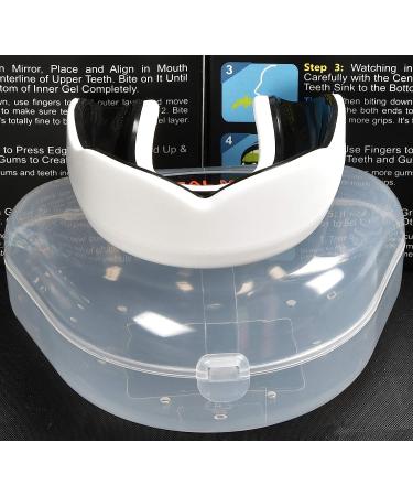 Oral Mart Adult Sports Mouth Guard - USA Flag & Vampire Fangs Design - 15 Colors - Football, Boxing, Karate, MMA - Hockey Mouthguard - Strapless - White/Black - Buy Online on GoSupps.com