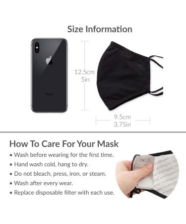 Weddingstar Pack of 3 Washable Children's Face Masks with Filter Pocket - Reusable & Adjustable Dye Ties - Buy Online on GoSupps.com