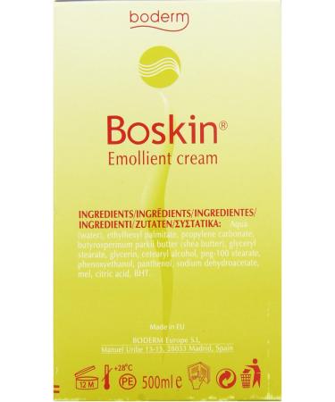 Buy Logofarma 68542 Boskin Emollient Cream 500ml - Nourishing Moisturizer for Soft Skin | International Shipping Available - Buy Online on GoSupps.com
