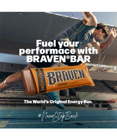 Braven Bar Chocolate Energy Bars (1.59 oz, Pack of 10) Energy Chews with 5g Protein On-the-Go Energy Snacks for Running, Hiking, and Sports - Gluten Free Snacks for Sustained Energy Boost - Buy Online on GoSupps.com