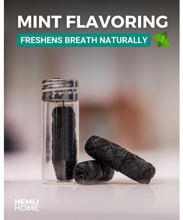 Buy Natural Charcoal Bamboo Dental Floss | Eco-Friendly Organic PFAS-Free & Reusable Floss - Buy Online on GoSupps.com