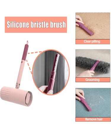 Buy Extendable Long Lint Roller with Dust-Proof Cover - 3 Refills 180 Sheets for Furniture Clothes Carpets & Curtains (Pink) - International Shipping Available - Buy Online on GoSupps.com