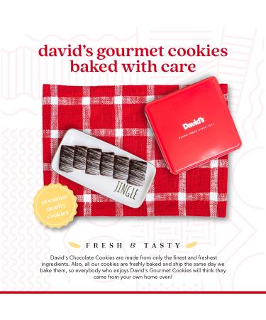 David's Cookies Chocolate Covered Brownie Bites in Gift Tin  Delicious Mini Brownies With Rich Dark Chocolate Glaze  Yummy Brownie Morsels Make Gourmet Desserts Gift For Special Occasions Brownie Bites Tin - Buy Online on GoSupps.com