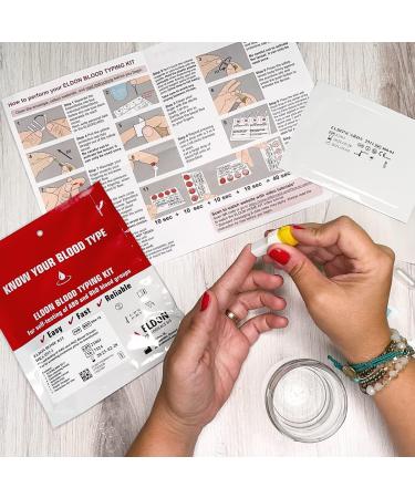 Home Blood Typing Kit - New Packaging & Improved Lancet - Single Kit - Buy Online on GoSupps.com