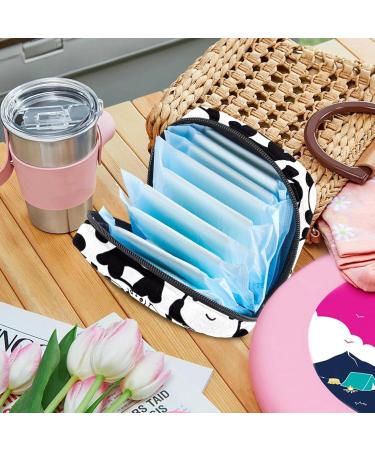 Shop Stylish Women's Tampon Storage Bags - Panda Pattern Zip Pockets & Binding Design for Menstrual Care - Buy Online on GoSupps.com