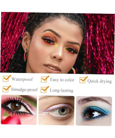 SOESFOUFU 10pcs Lasting Cosmetics Shadow Long Make Waterproof Liquid Long-lasting Eyeliner Colorful Colour - Buy Online on GoSupps.com