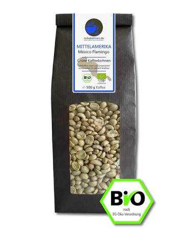 Organic Green Coffee Arabica Mexico Flamingo 500g - Premium Quality Sustainable & Eco-Friendly - Shop Now for International Shipping! - Buy Online on GoSupps.com