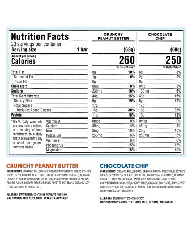 Clif Variety Bar 24 Count 8 White Chocolate Macadamia Nut 8 Chocolate Chip 8 Crunchy Peanut Butter - Buy Online on GoSupps.com