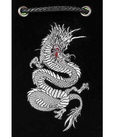 Platinum Dragon Rogues & Knaves DND Dice Bag - Large Black Dice Bag for RPGs - Buy Online on GoSupps.com
