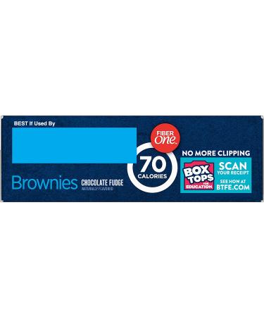 Fiber One 70 Calorie Chocolate Fudge Brownies Snack Bars - 6 ct Pack - Buy Online on GoSupps.com