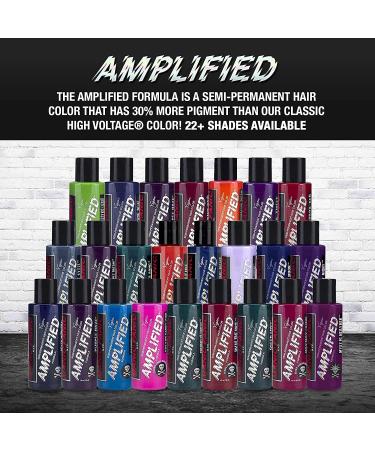 Manic Panic Amplified Shocking Blue Hair Dye 4 Fl. Oz - Long Lasting Cream Formula (1 Count) - Buy Online on GoSupps.com