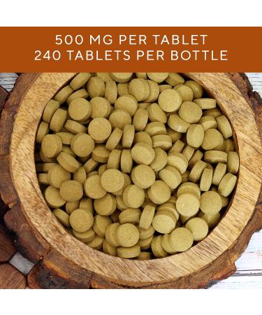 Grenera Senna Tablets 240 Count - Vegan & Kosher Certified Laxative with Senna Leaf Powder - Buy Online on GoSupps.com