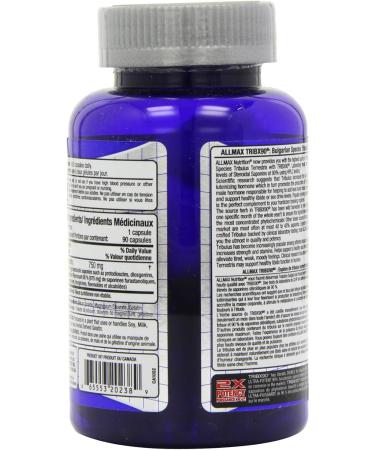 ALLMAX Nutrition Tribx90 100% pure tribulus terrestris 90 count - Buy Online on GoSupps.com
