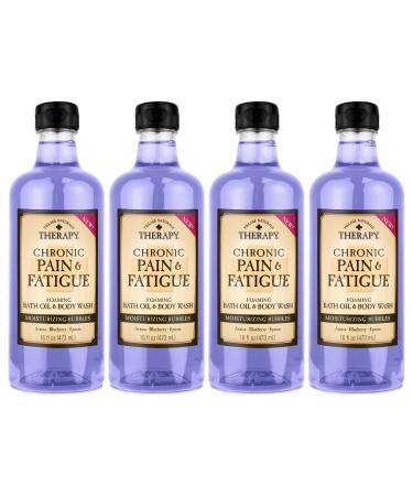 Village Naturals Therapy Chronic Pain & Fatigue Foaming Bath Oil & Body Wash 16 oz Pack of 4 - Buy Online on GoSupps.com