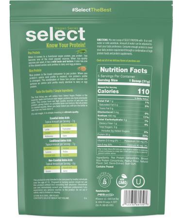 PEScience Select Vegan Protein Powder, Plant Based Protein Powder, Amazing Taste, Smooth Texture, Pea and Brown Rice Blend, Dairy Free, Lactose Free, Gluten Free 5 Flavor Variety Pack, 25 Servings - Buy Online on GoSupps.com