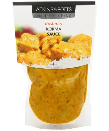Atkins and Potts Kashmiri Korma Sauce 350 g (Pack of 6)