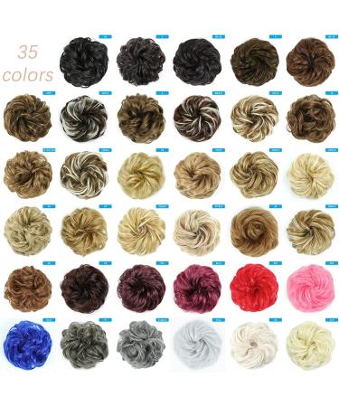 Messy Bun Hair Piece for Women Messy Bun Hair Piece Scrunchies for Women Elastic Band Synthetic Wavy Curly Chignon Ponytail Hair Extensions Thick Updo Hairpiece for Daily Wear Fake Hair Accessories 99j - Buy Online on GoSupps.com