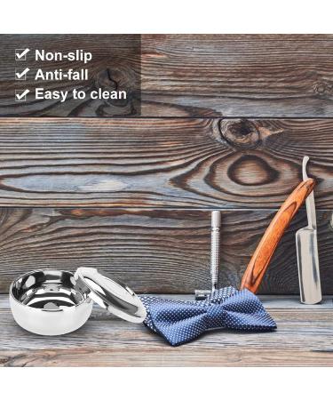 Premium Stainless Steel Shaving Bowl with Lid | 11cm | Perfect Father's Day Gift for Men | Durable & Stylish Shaving Cup - Buy Online on GoSupps.com
