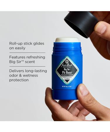 Jack Black Pit Boss Mens Deodorant Antiperspirant - Jack Black Deodorant for Men Antiperspirant for Men Antiperspirant Deodorant Men Men's Deodorant Mens Sensitive Skin Deodorant Mens Gifts Marine Accord & Amber - Buy Online on GoSupps.com