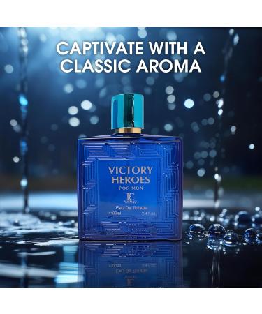 Victory Heroes Cologne for Men Natural Spray Perfume Classic Scent Wonderful Father's Day Gift Eau De Toilette for Daily Use 3.4 Fluid Ounce Victory Heroes 3.4 Fl Oz (Pack of 1) - Buy Online on GoSupps.com