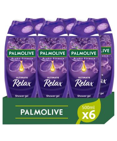 PALMOLIVE Aroma Essence Ultimate Relax shower gel 6 x 500 ml delivery in 48 hours scented and natural shower gel flavored shower gel 95 natural ingredients recyclable bottle