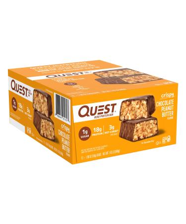 Quest Nutrition Chocolate Peanut Butter Hero Bar, 12 Count